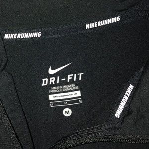 NIKE RUNNING black quarter zip